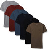 Men T-Shirt Fruit of the Loom 6pack Short Sleeve Pocket Tagfree