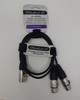 LEAD XLR MALE TO 2 XLR FEMALE 3' ZP-YXLRMXLRFD-3 Y-TYPE STUDIO Z