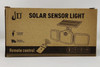 SOLAR LAMP LED SENSOR JD 2858 WITH REMOTE CHROME