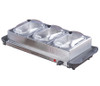 BUFFET SERVER TRIPPLE BRENTWOOD BF-315 AND WARMING TRAY