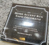 FLOOR MAT 26 X 59" HOME ACCENT RUG 66X150CM SHAGGY