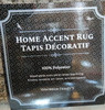 FLOOR MAT 52 X 71" HOME ACCENT RUG 133X180CM SHAGGY