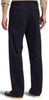 Men Pants IZOD American Chino Flat Front Straight Fit Navy