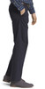 Men Pants IZOD American Chino Flat Front Straight Fit Navy