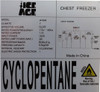 FREEZER ICE AGE IA70088 9CF 245L