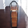 SHOE RACK S-04 4 SHELVES BLACK METAL FRAME