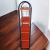 SHOE RACK S-05 5 SHELVES BLACK METAL FRAME
