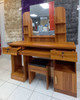 DRESSER WITH MIRROR & SEAT 624 (A)+B RED