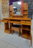 DRESSER WITH MIRROR & SEAT 624 (A)+B RED