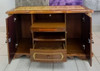 TV STAND 8171 WOOD WITH CUPBOARD