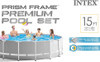 POOL INTEX 26725EH 15' X 48" PRISM FRAME