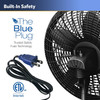 FAN 18" STAND LASKO 1827 110V BLACK