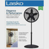 FAN 18" STAND LASKO 1827 110V BLACK