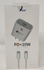 CHARGER USB-C & CABLE USB TYPE-C HEYU HY-582 PD+20W