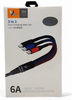 CABLE USB 3 IN 1 HEYU HY-C513 6A