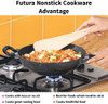 DEEP DRY PAN KADHAI HAWKINS FUTURA NK25S Q55 2.5L 26CM NONSTICK WITH LID