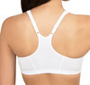 Women Sports Bra Fruit of the Loom Shirred front Racerback 3pack Pink/white/Grey