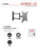 TV WALL BRACKET 23"-42" SANKEY V-300MB FULL MOTION