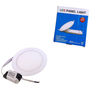 LIGHT LED PANEL 12W ROUND WHITE 6500K FLAT SUPER BRIGHT