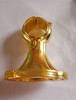 CURTAIN ROD HOLDER GOLD PLASTIC DECORATIVE EACH