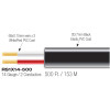 STAGE CABLE 2 WIRE 14G I-RS1X14-500 2C BLACK BLASTKING ROLL