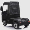 TOY CAR RIDE ON 8170027A-4R MERCEDES BENZ ACTROS TRUCK WITH TRAILER BLACK