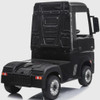 TOY CAR RIDE ON 8170027A-4R MERCEDES BENZ ACTROS TRUCK WITH TRAILER BLACK
