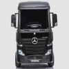 TOY CAR RIDE ON 8170027A-4R MERCEDES BENZ ACTROS TRUCK WITH TRAILER BLACK