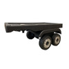 TOY CAR RIDE ON 8170027A-4R MERCEDES BENZ ACTROS TRUCK WITH TRAILER BLACK