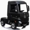 TOY CAR RIDE ON 8170027A-4R MERCEDES BENZ ACTROS TRUCK WITH TRAILER BLACK