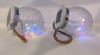 LIGHT SOLAR LED GLASS OUTDOOR DECORATIVE LIGHT 2PCS SOLAR REVOLUTION