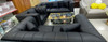 SOFA SET 3-2-1 BLACK LEATHER 1109