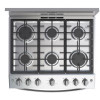 STOVE 6 BURNER WHIRLPOOL LWFR3400D 30" STAINLESS STEEL 1Y