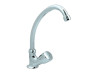 GOOSE NECK KITCHEN TAP CRONEX CXP5348 HEAVY DUTY CHROME ROUND KNOB