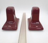 CERAMIC TOWEL BAR HOLDER WITH ROD