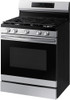 STOVE 5 BURNER SAMSUNG NX60A6511SS STAINLESS STEEL WITH AIR FRYER & PLATE-GRIDDLE
