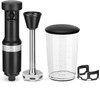 BLENDER KITCHENAID KHBV530B VARIABLE SPEED CORDED HAND BLENDER MATTE BLACK 1Y