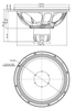 SPEAKER 18SOUND 15" 15NTLW3500-4ohms