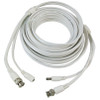 SECURITY CABLE 25' I-RG59+2C-25W BNC & POWER WHITE BLASTKING