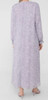 Dress Lined Chiffon  Floral print Lilac Plus