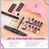 Nail Modelones Gel Polish Kit with 48W LED Lamp & 7 colors (grey) Nail Modelones Gel Polish Kit with 48W LED Lamp & 7 colors (grey)