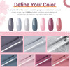 Nail Modelones Gel Polish Kit with 48W LED Lamp & 7 colors (grey)