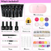 Nail  Beetles Poly Extension Gel Starter Kit with mini LED Lamp