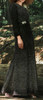 Dress Evening Black & Silver Glitter