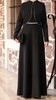 Dress Silver Piping Detail Terra Cotta / Black