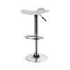 BAR STOOL 6-01507 JESSAR ADJUSTABLE HEIGHT & SWIVEL “FLEX” WHITE