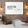OTTOMAN CUBE STORAGE 6-01517 JESSAR "AUSTIN" WHITE 38 x 38 x 38 cm