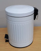 TRASH BIN 6-00840 JESSAR STEP 5L WHITE LIMPUS
