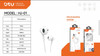 HEADPHONES & MIC OTU HJ-01 WIRED HEADSET HIFI IN-EAR