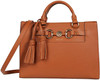 Bag Anne Klein East West Satchel with Horse Bit
